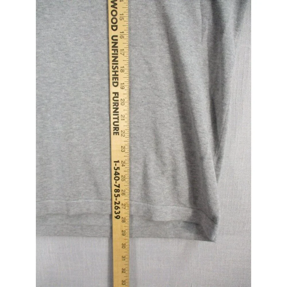 Banana Republic Mens‎ Gray V-Neck Long Sleeve Sweater 100% Cotton XL